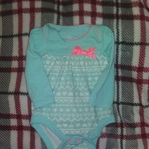 Baby girl onesie size newborn